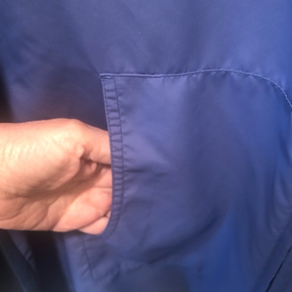 Coolibar Full Zip Lightweight Hoodie Jacket Blue  Sz M UPF 50+ Sun Protection - Picture 4 of 5